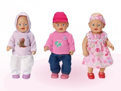 809-983 Кукла-девочка, 3 в асс-те my mini BABY born