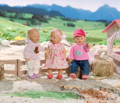 809-983 Кукла-девочка, 3 в асс-те my mini BABY born