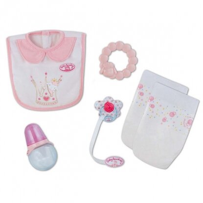 791-981 Zapf Creation Baby Annabell Памперсы, соска, бутылочка, слюнявчик, кольцо, кор.