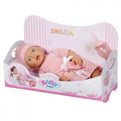 818-749 Игрушка BABY born Пупс с бутылочкой, 32 см, дисплей